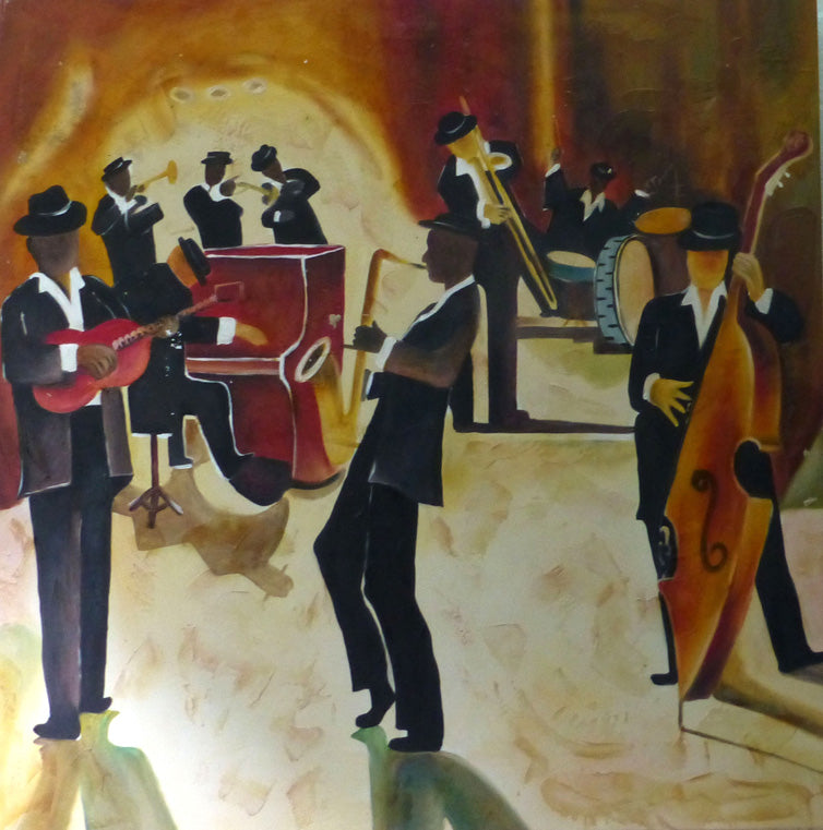 MD4013746 - 40"x40" Original Oil Painting