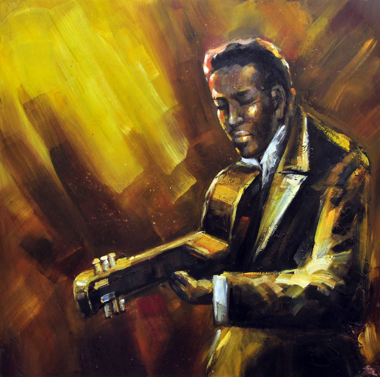 MD4017485 - 40"x40" Original Oil Painting