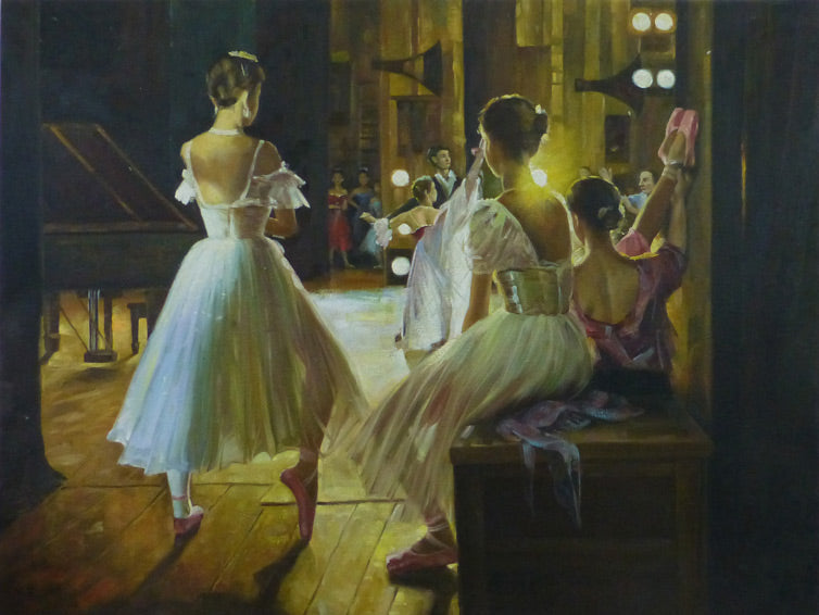 MD4810908 - 36"x48" Original Oil Painting