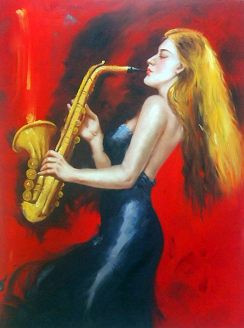 MD4817808 - 36"x48" Original Oil Painting