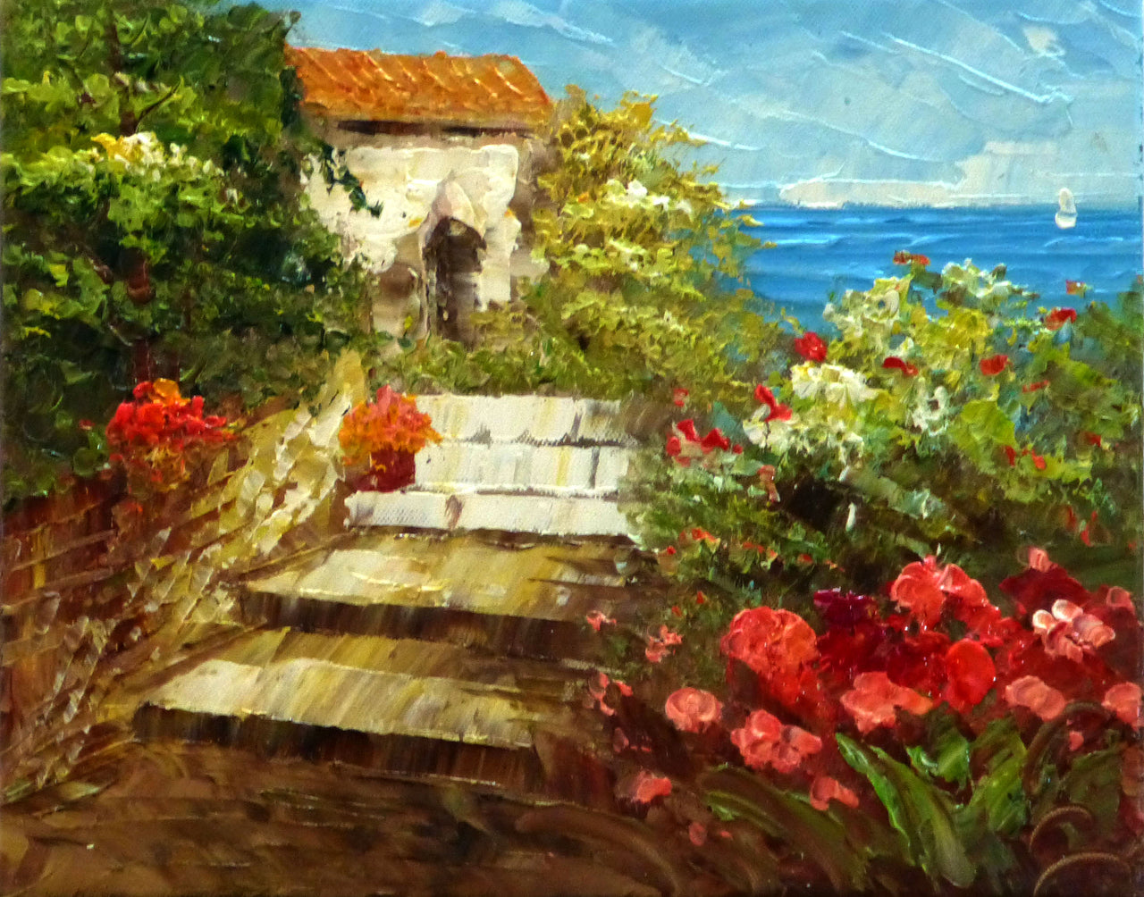 ME1012554 - 08"x10" Original Oil Painting