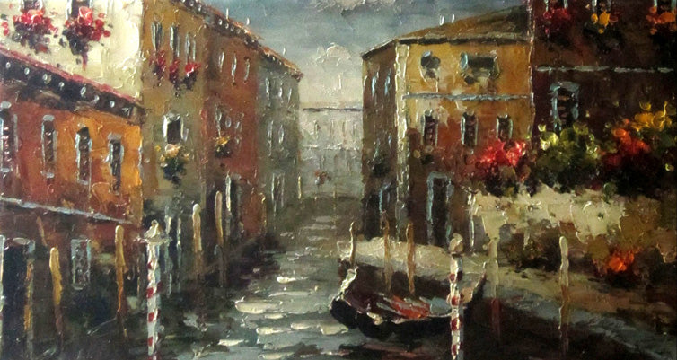 ME2216451 - 12"x24" Original Oil Painting