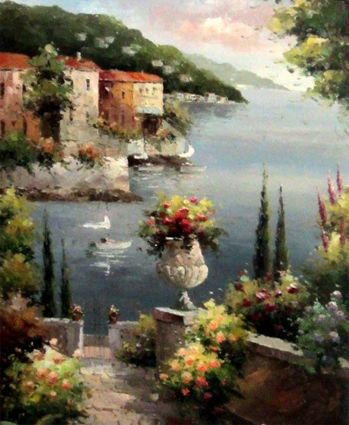 ME3116046 - 30"x30" Original Oil Painting