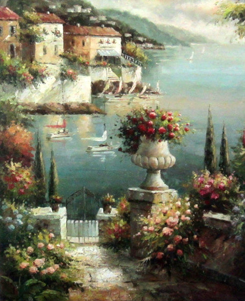 ME3116051 - 30"x30" Original Oil Painting