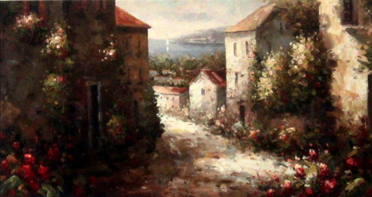 ME3416058 - 18"x34" Original Oil Painting