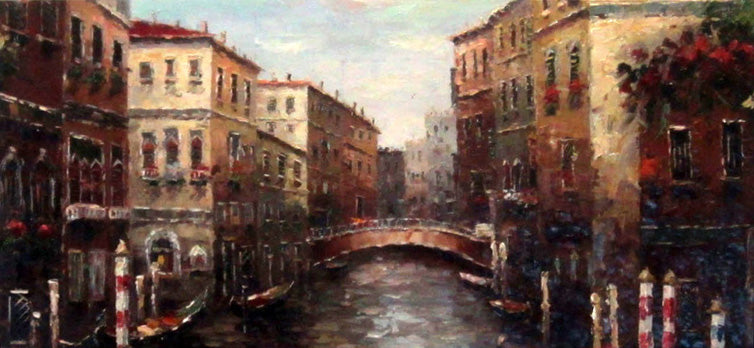 ME3416064 - 18"x34" Original Oil Painting