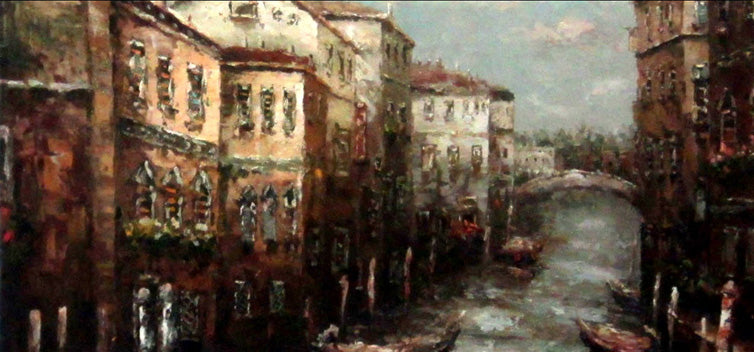 ME3416082 - 18"x34" Original Oil Painting
