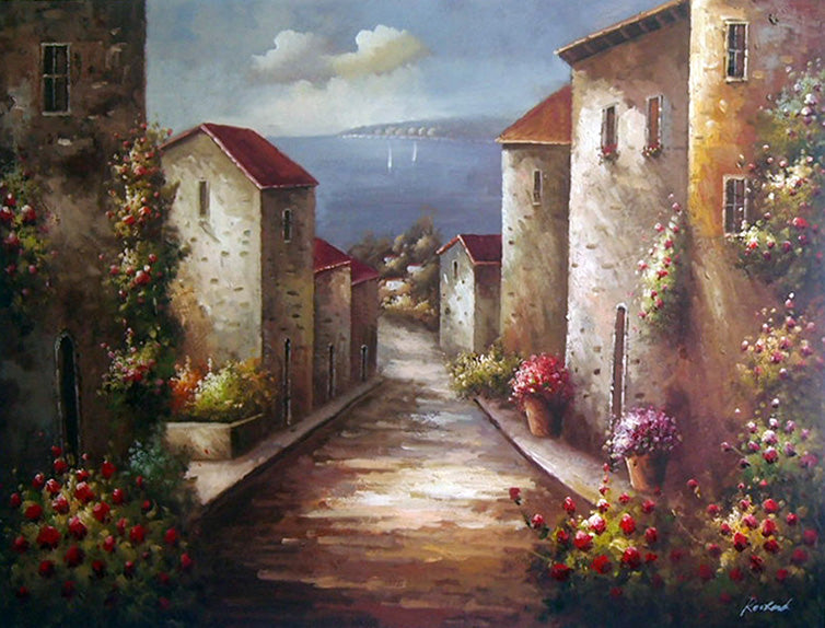 ME4817827 - 36"x48" Original Oil Painting