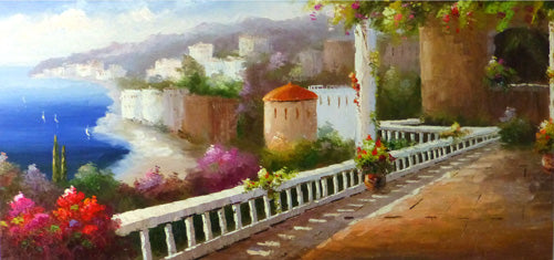 ME5013247 - 24"x48" Original Oil Painting