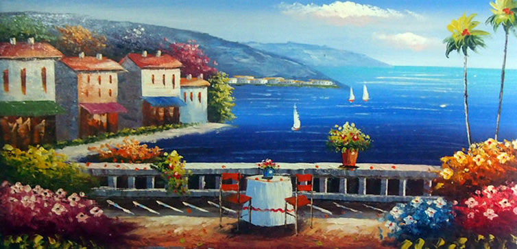 ME5017710 - 24"x48" Original Oil Painting