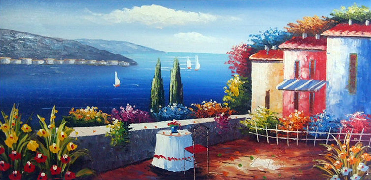 ME5017715 - 24"x48" Original Oil Painting