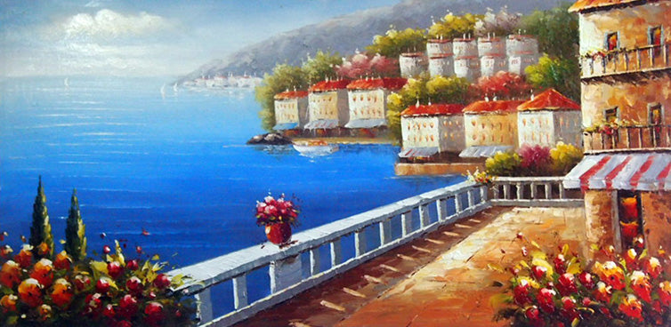 ME5017729 - 24"x48" Original Oil Painting