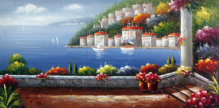 ME5017732 - 24"x48" Original Oil Painting