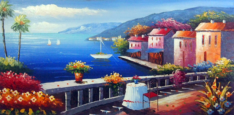 ME5017733 - 24"x48" Original Oil Painting