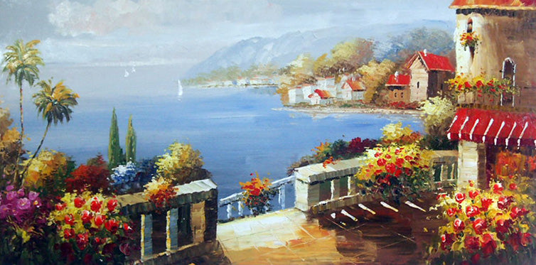 ME5017736 - 24"x48" Original Oil Painting