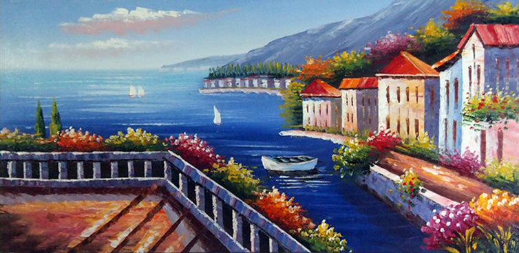 ME5017755 - 24"x48" Original Oil Painting