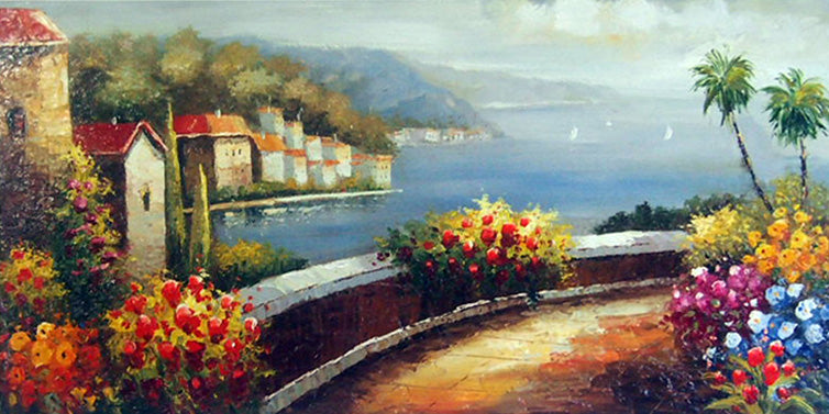 ME5017760 - 24"x48" Original Oil Painting