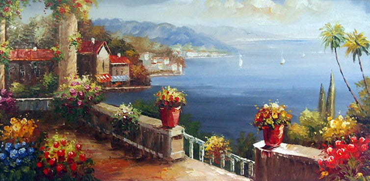 ME5017775 - 24"x48" Original Oil Painting