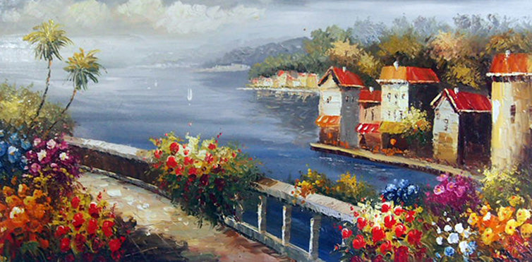 ME5017785 - 24"x48" Original Oil Painting