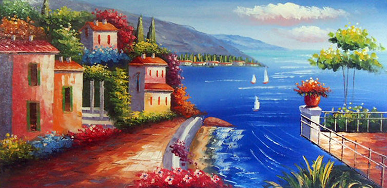 ME5017786 - 24"x48" Original Oil Painting