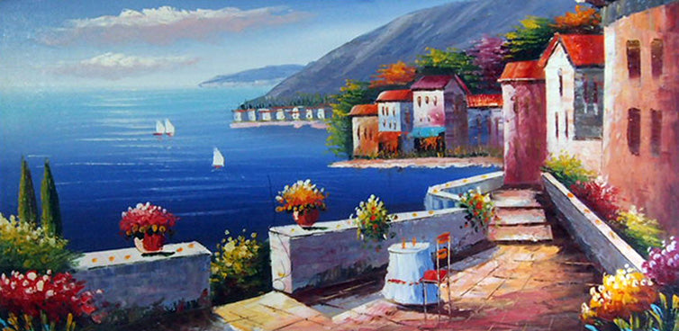 ME5017788 - 24"x48" Original Oil Painting