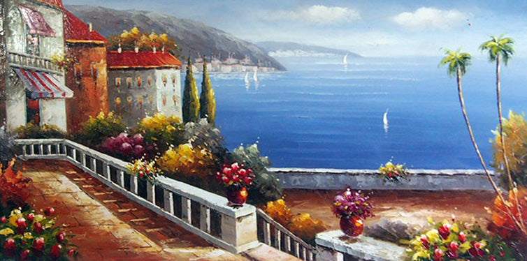 ME5017793 - 24"x48" Original Oil Painting