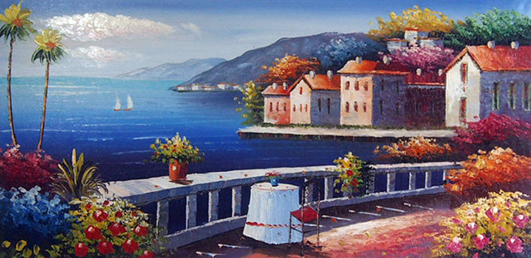 ME5017794 - 24"x48" Original Oil Painting