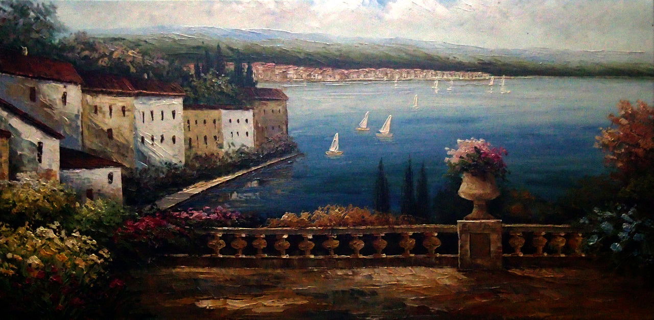 ME5020132 - 24"x48" Original Oil Painting