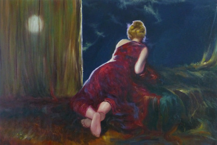 PT3610485 - 24"x36" Original Oil Painting