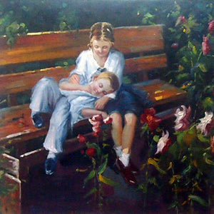 PT3718629 - 36"x36" Original Oil Painting