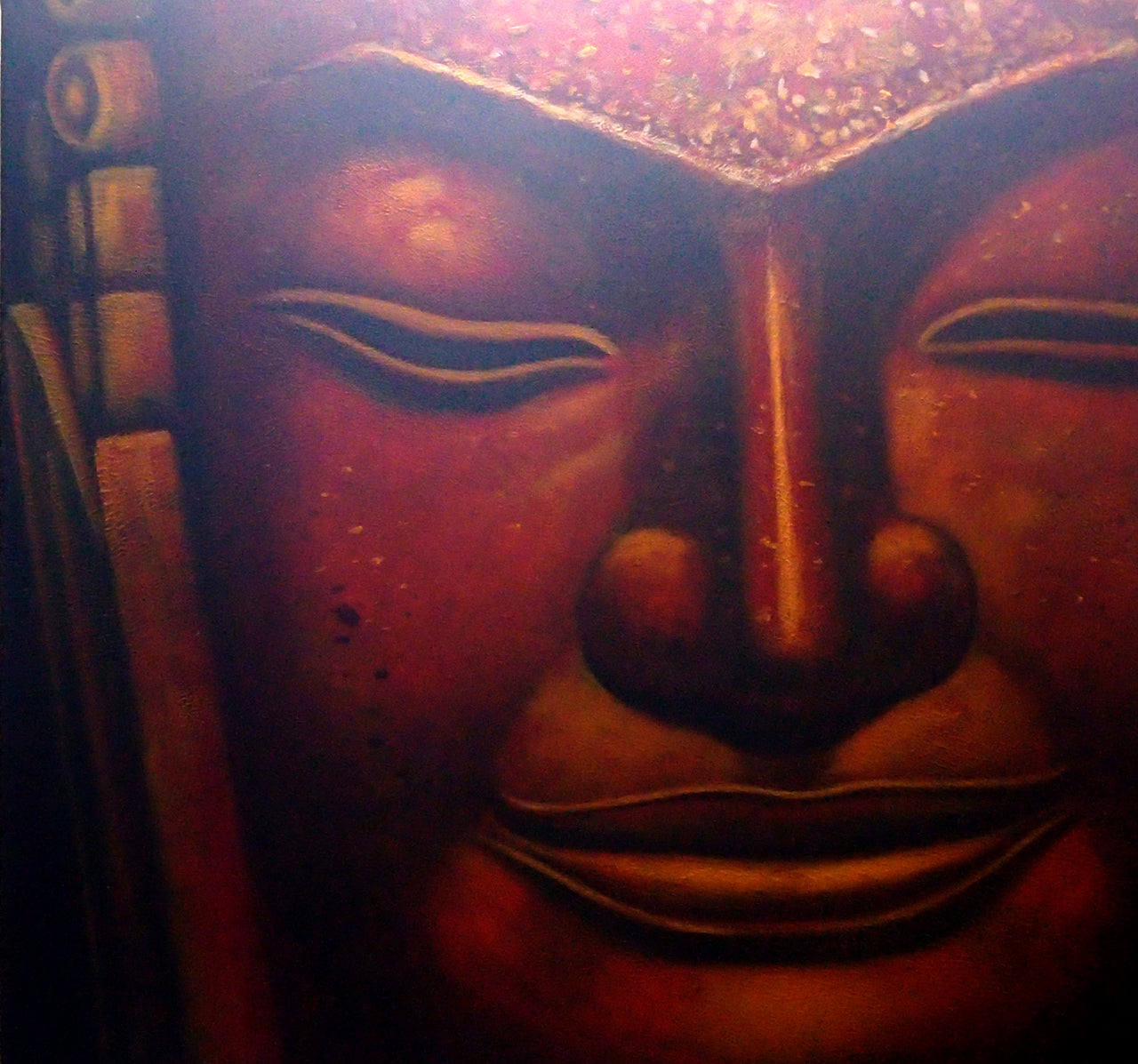 PT4020429 - 40"x40" Original Oil Painting