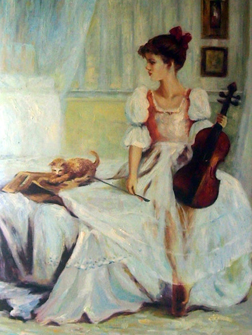 PT4818413 - 36"x48" Original Oil Painting
